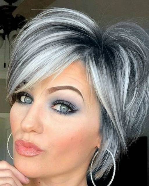 Super-Trend grau Frisuren