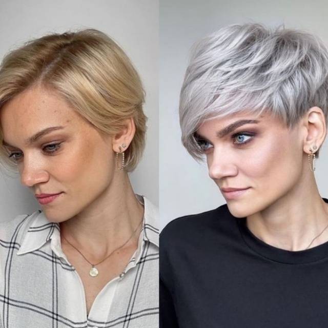 Super-Trend grau Frisuren