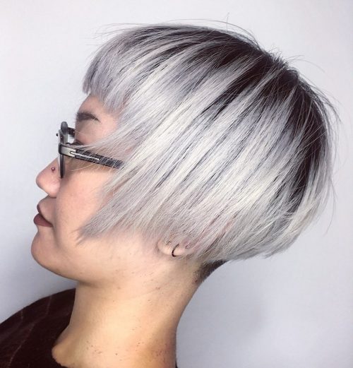 20. Undercut Bob mit Pony