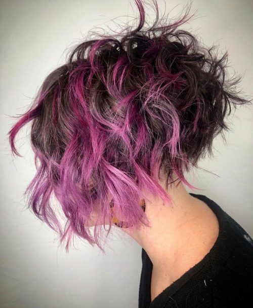41. Undercut Shaggy Bob
