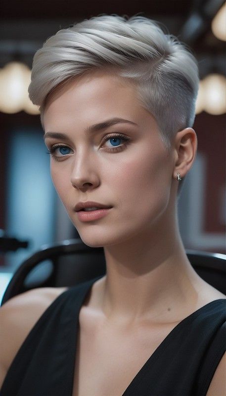 20 Einzigartige und Stilvolle Undercut Kurzhaarfrisuren für Frauen