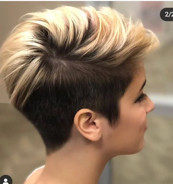 20 Einzigartige und Stilvolle Undercut Kurzhaarfrisuren für Frauen