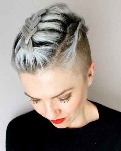 24 Süßeste Flechtfrisuren für kurze Haare & Undercuts