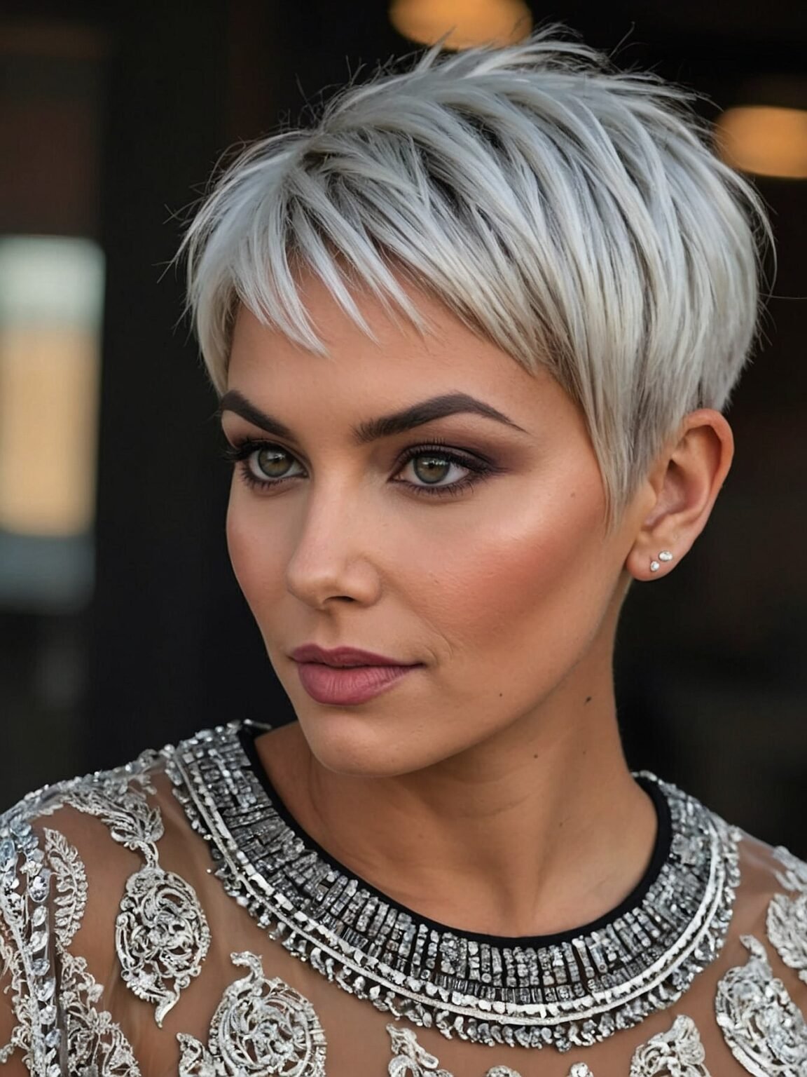 Kurzhaarfrisuren Glatte Haare