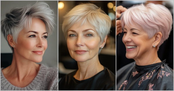 20 erstaunliche Kurzhaarfrisuren für Frauen über 60 mit dünnem Haar im Jahr 2025