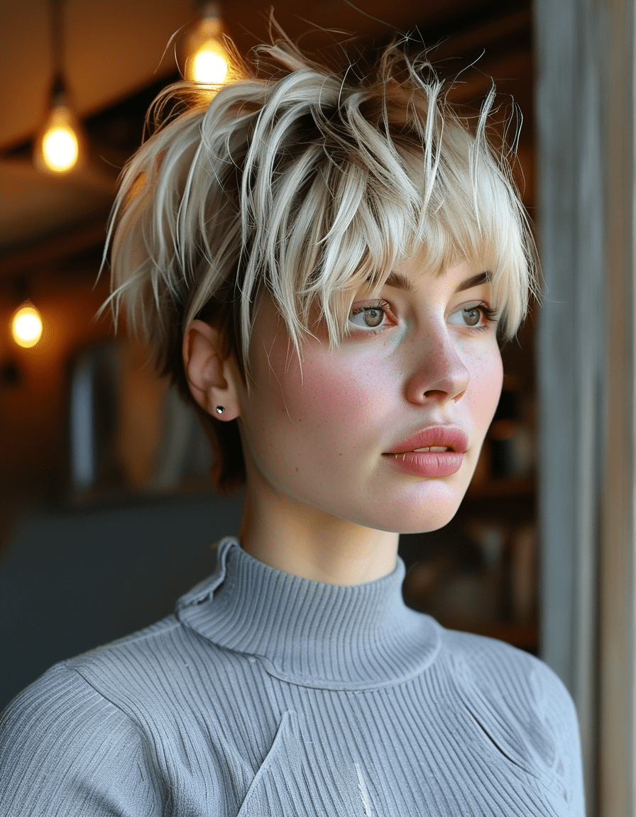 20 atemberaubende Winterfrisuren-Ideen für kurzes Haar: Freuen Sie sich auf gemütliche und schicke Looks für 2024-2025