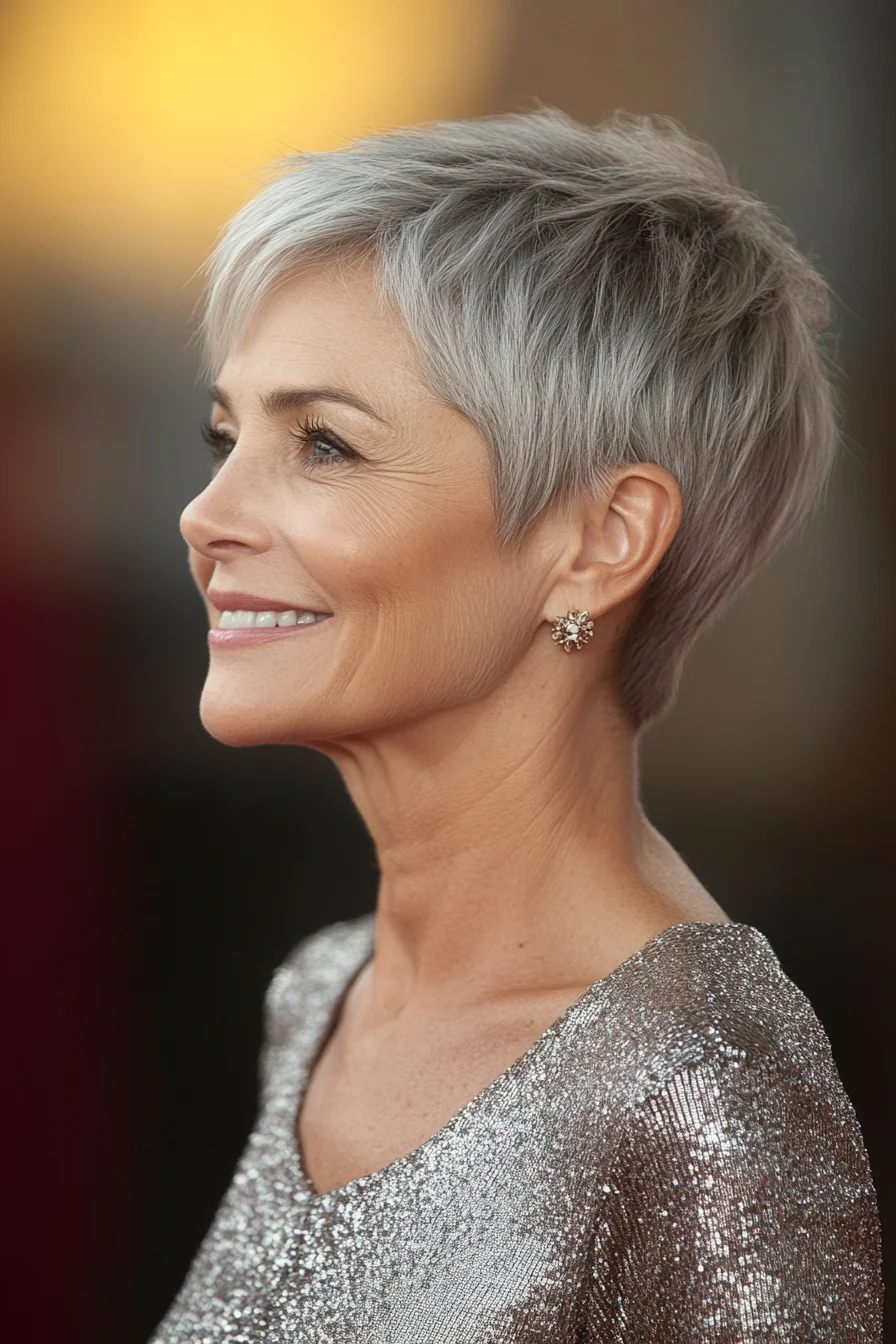 20 erstaunliche Kurzhaarfrisuren für Frauen über 60 mit dünnem Haar im Jahr 2025