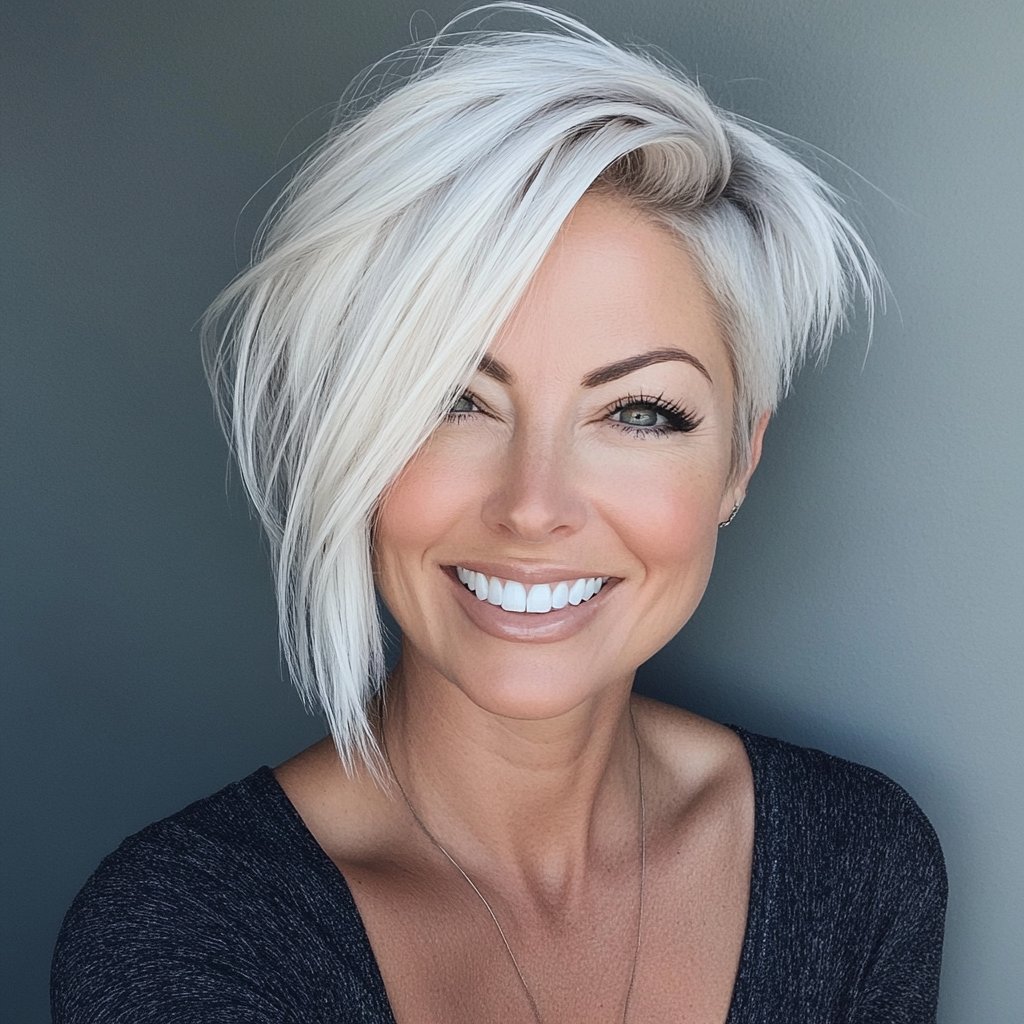 Diese 24 abgehackten Frisuren liegen bei Frauen über 40 im Trend