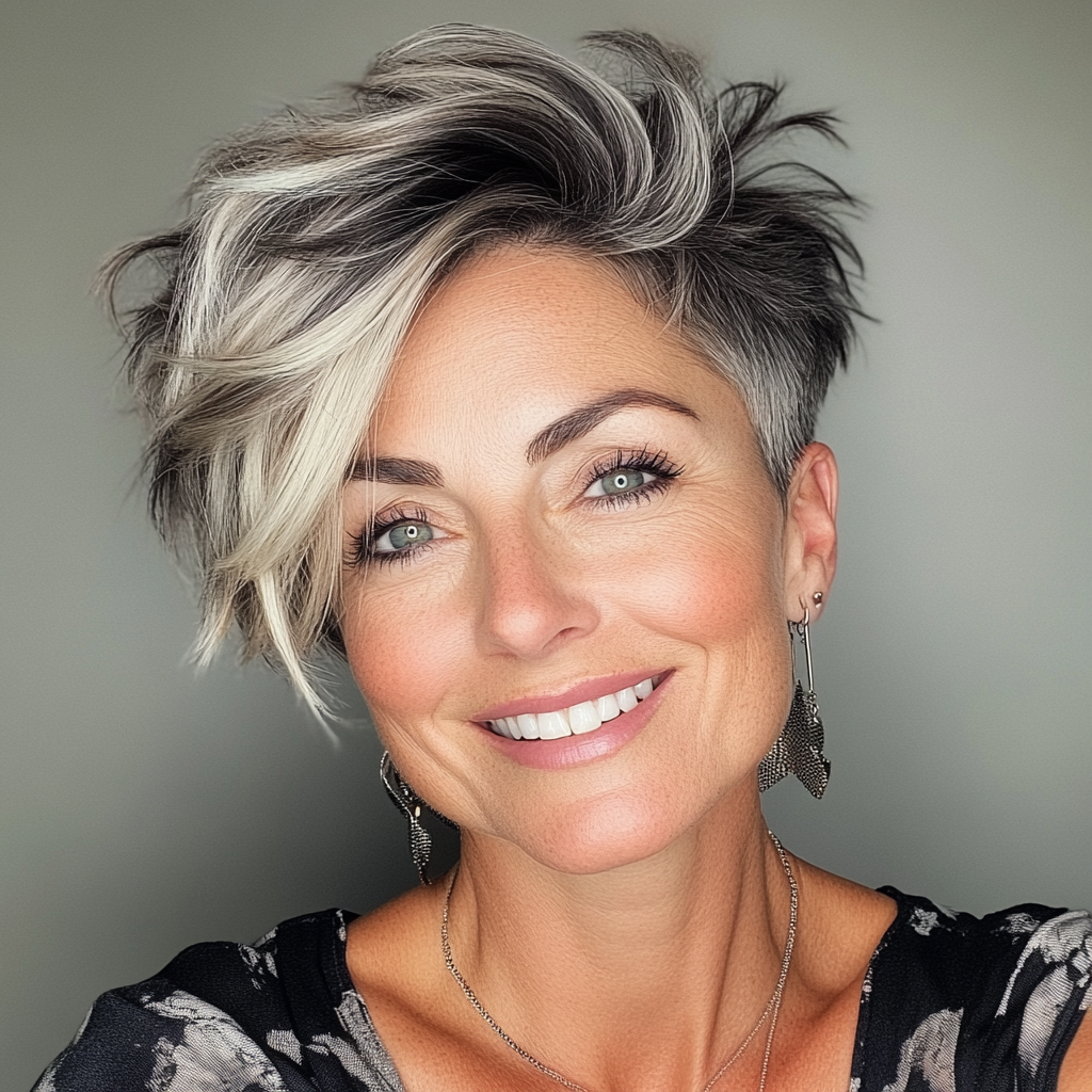 Diese 24 abgehackten Frisuren liegen bei Frauen über 40 im Trend