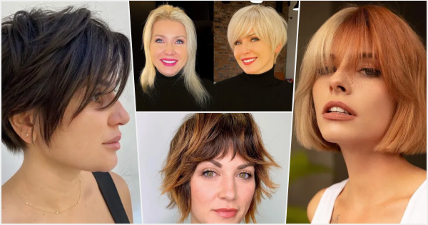 25 Frisuren für kurzes Haar mit Pony, die Sie 2025 ausprobieren sollten