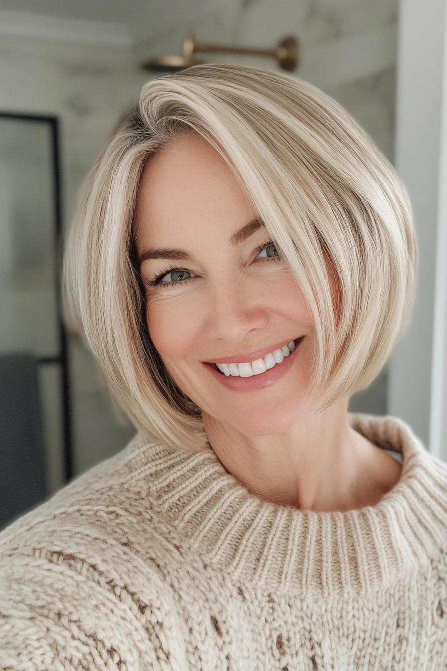 20 schicke Kurzhaarfrisuren für ältere Frauen mit feinem Haar im Jahr 2025