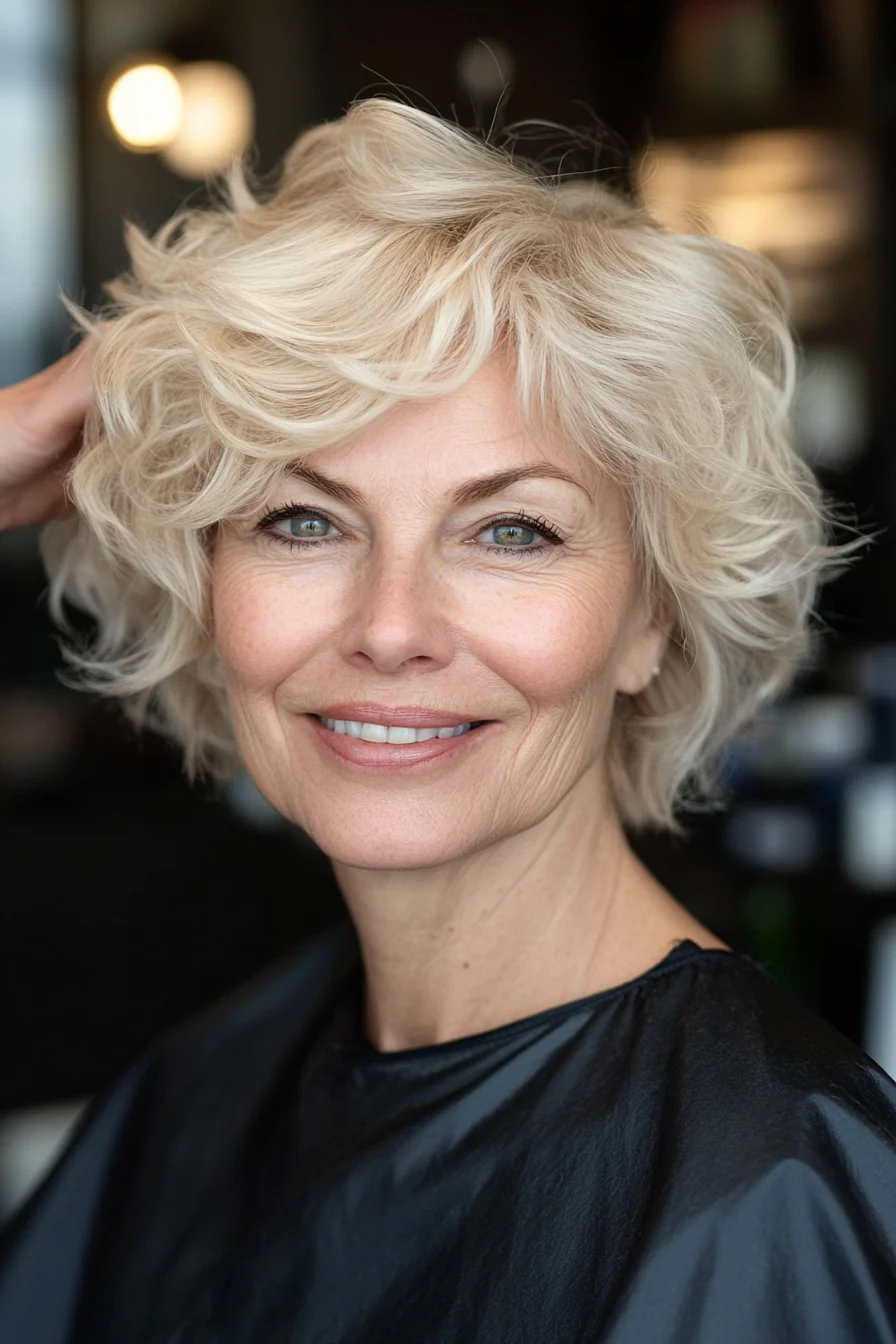 20 schicke Kurzhaarfrisuren für ältere Frauen mit feinem Haar im Jahr 2025