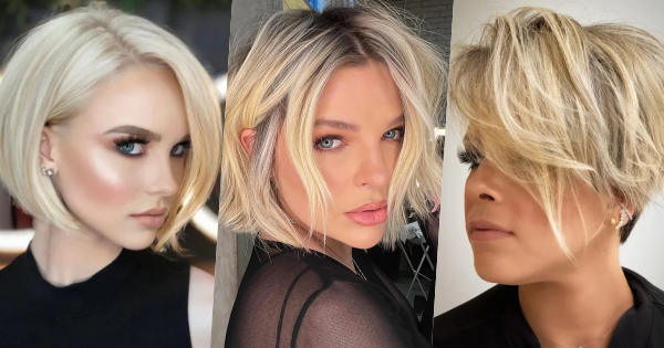 Die 20 trendigsten Frisuren und Haarschnitte für kurze blonde Haare