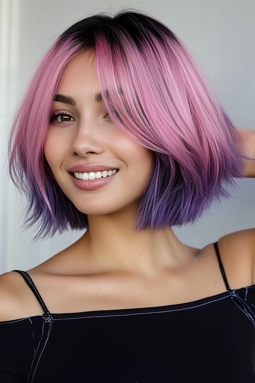 Pretty in Lila: Diese 25 Kurzhaarfrisuren in süßen Lilafarben möchtest du sicherlich nicht verpassen!