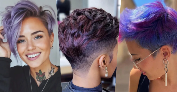 Pretty in Lila: Diese 25 Kurzhaarfrisuren in süßen Lilafarben möchtest du sicherlich nicht verpassen!