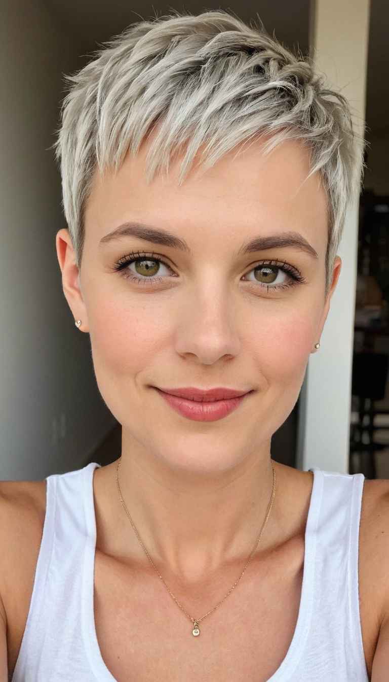 Inspiration für sehr kurze Pixie-Haarschnitte: Auffällige und schicke Looks zum Ausprobieren!