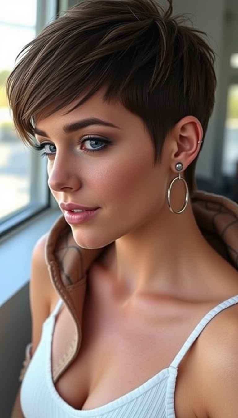 Inspiration für sehr kurze Pixie-Haarschnitte: Auffällige und schicke Looks zum Ausprobieren!