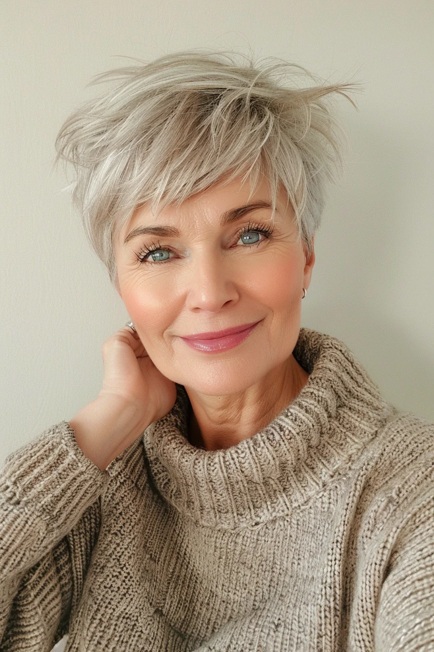 25 Must-See Pixie Frisuren für Frauen über 50: Lassen Sie sich für 2025 Inspirieren!