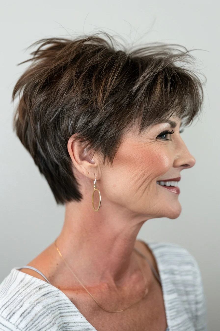 25 Must-See Pixie Frisuren für Frauen über 50: Lassen Sie sich für 2025 Inspirieren!