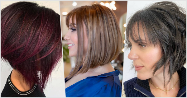 21 der besten A-Linien Bob mit Pony für einen modischen Look