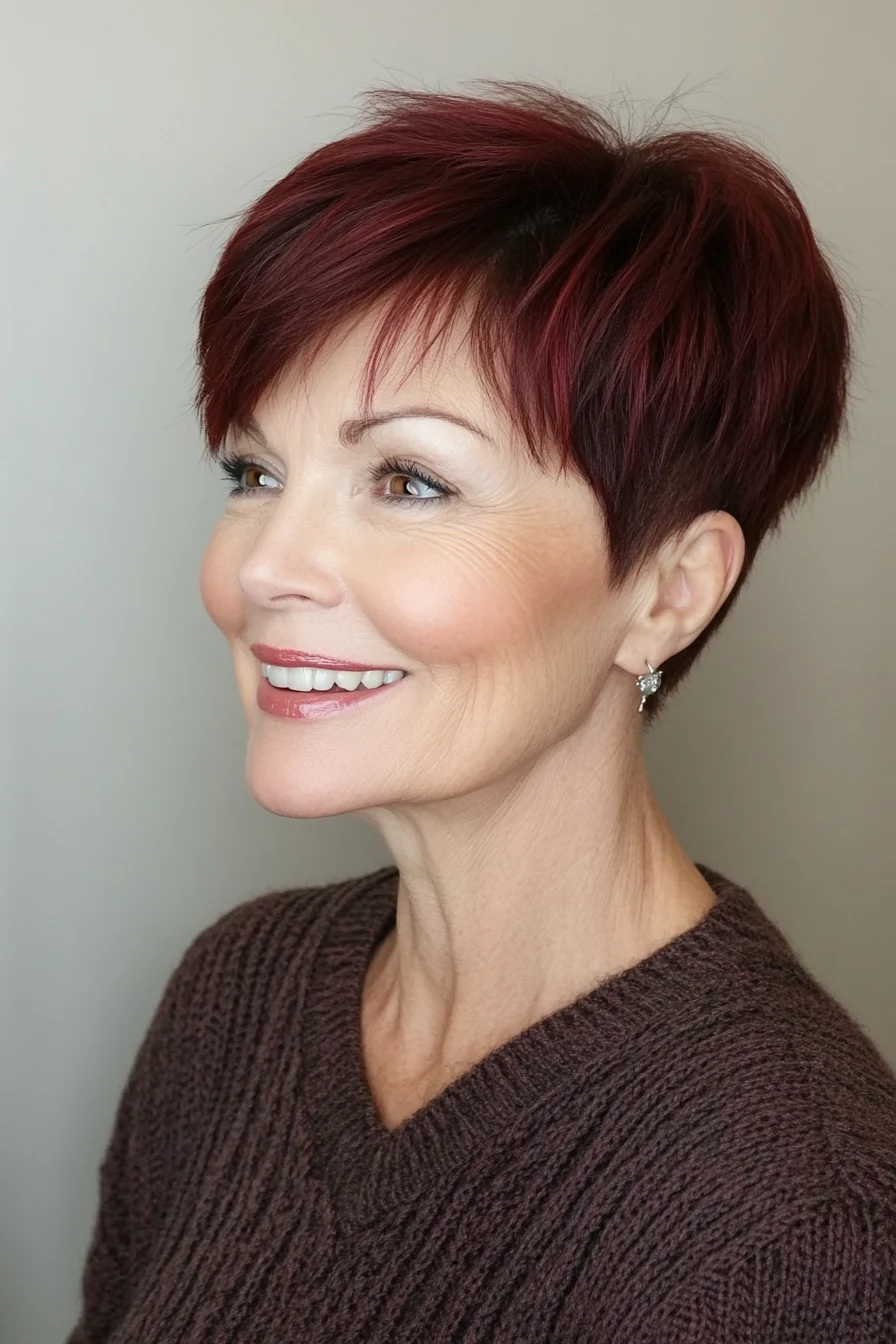 25 Must-See Pixie Frisuren für Frauen über 50: Lassen Sie sich für 2025 Inspirieren!