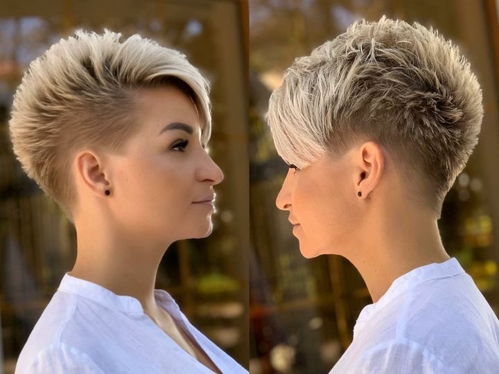 20 inspirierende Beispiele für Undercut Pixie für dickes Haar