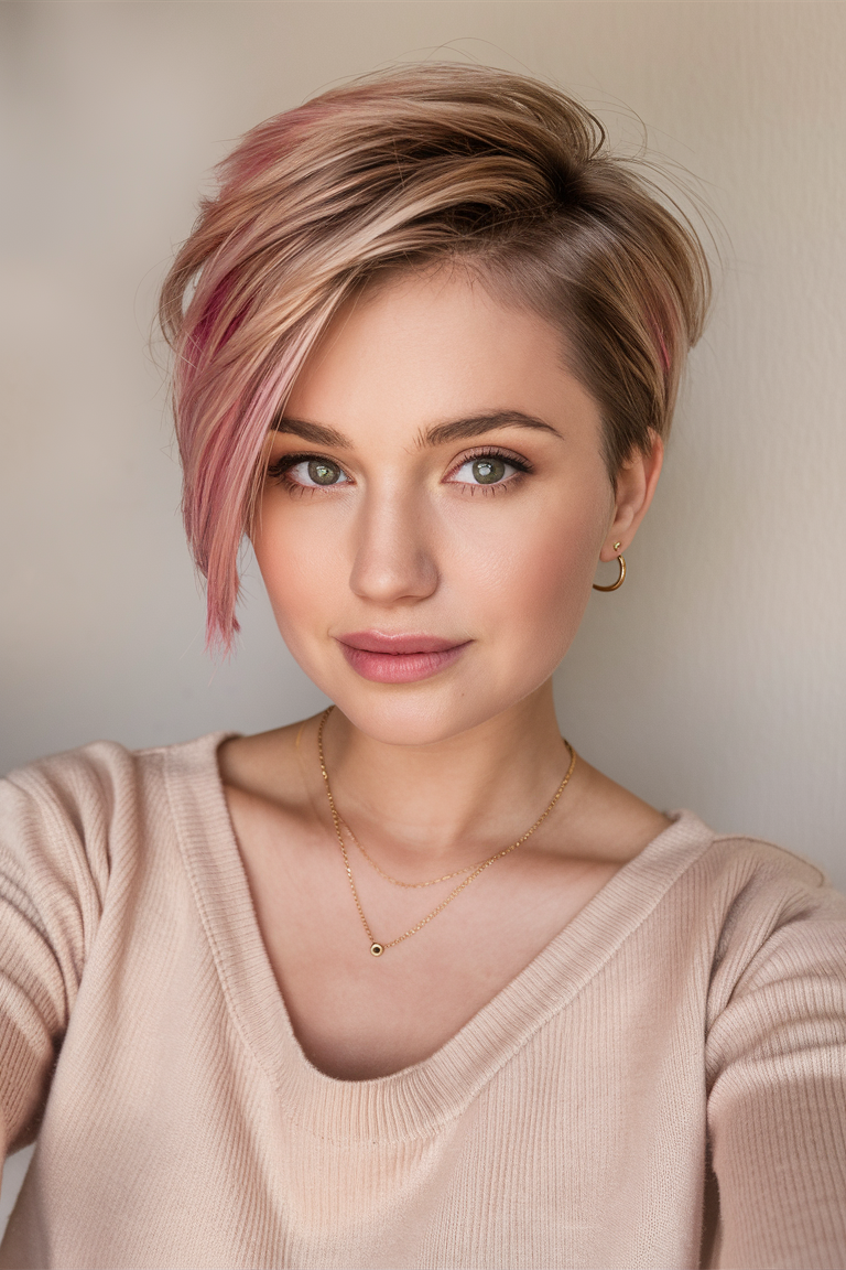 20 Ideen für asymmetrische Pixie-Schnitte: Coole Frisuren für 2025