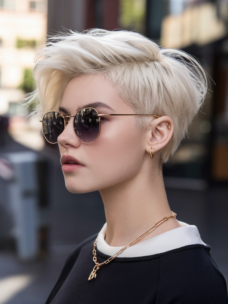 20 Ideen für asymmetrische Pixie-Schnitte: Coole Frisuren für 2025