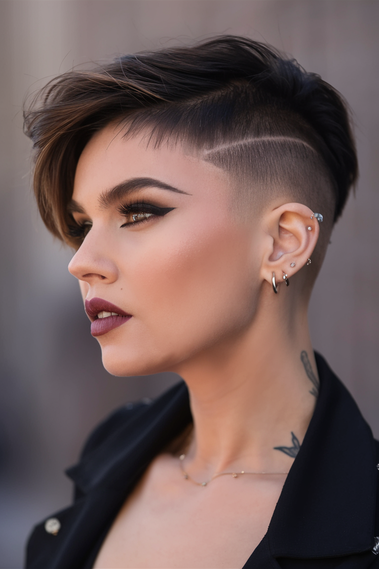 20 Ideen für asymmetrische Pixie-Schnitte: Coole Frisuren für 2025