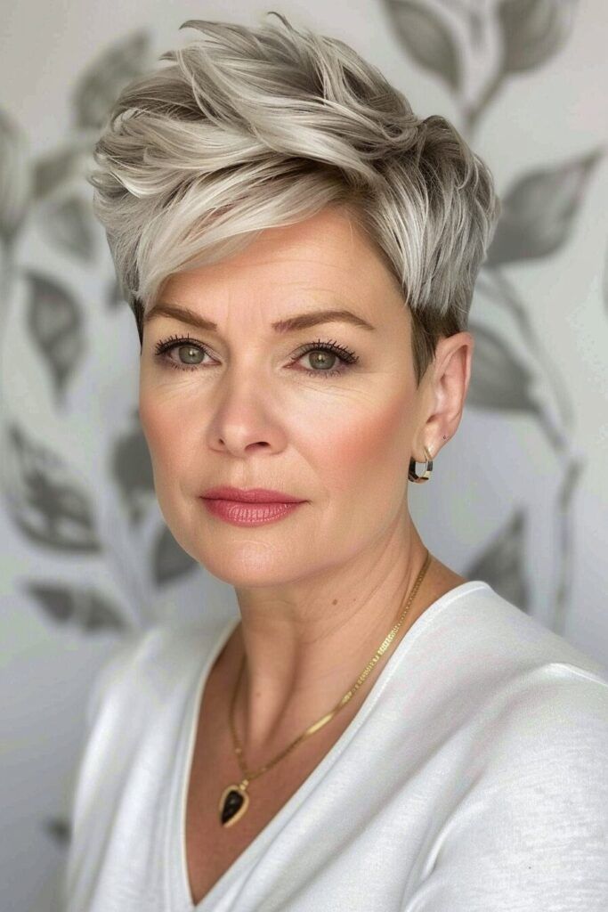 20 Frisuren für ältere Frauen mit grauem, feinem, geradem oder lockigem Haar