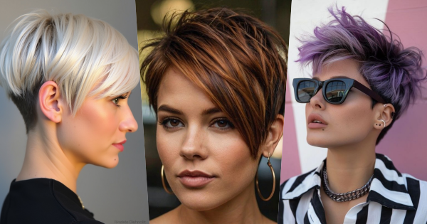 25 kurze Pixie-Haarschnitte 2025: Trends für Frauen mit feinem, dickem, glattem oder lockigem Haar