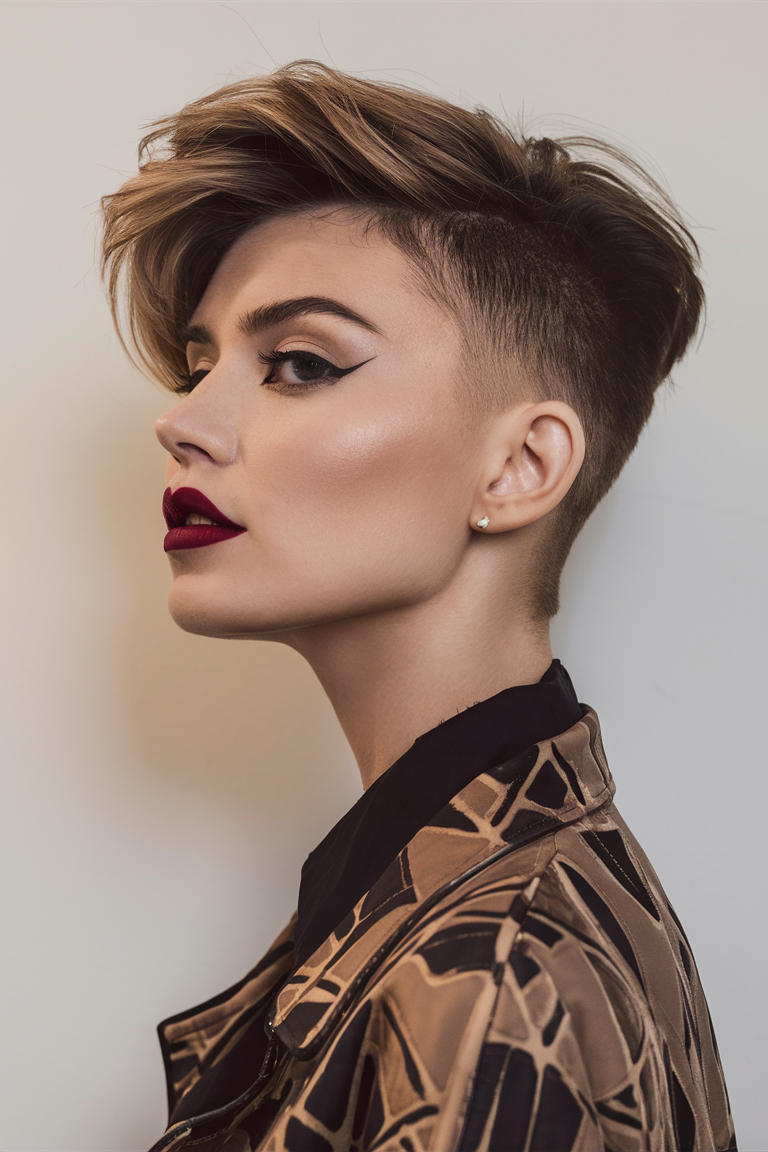 20 Ideen für asymmetrische Pixie-Schnitte: Coole Frisuren für 2025