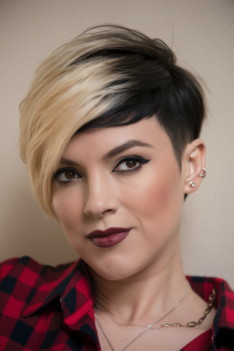 20 Ideen für asymmetrische Pixie-Schnitte: Coole Frisuren für 2025