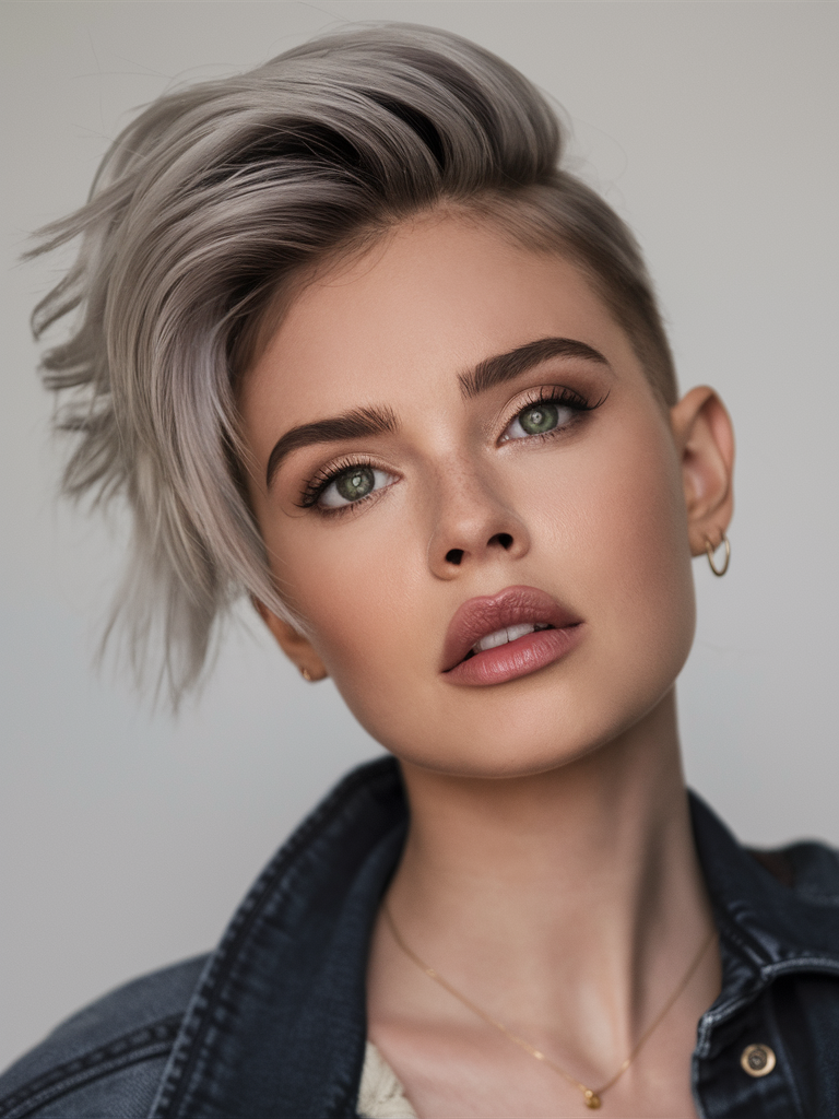 20 Ideen für asymmetrische Pixie-Schnitte: Coole Frisuren für 2025