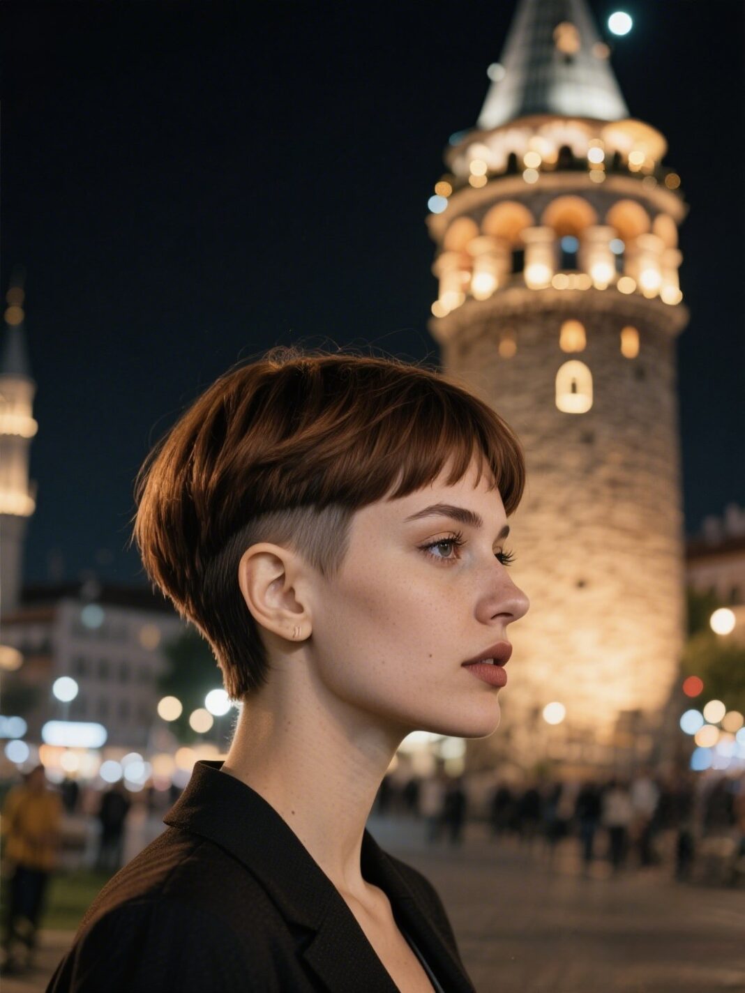 Mit Kurzhaarfrisuren entdecken wir die Welt. Glitzernd und aufregend.
