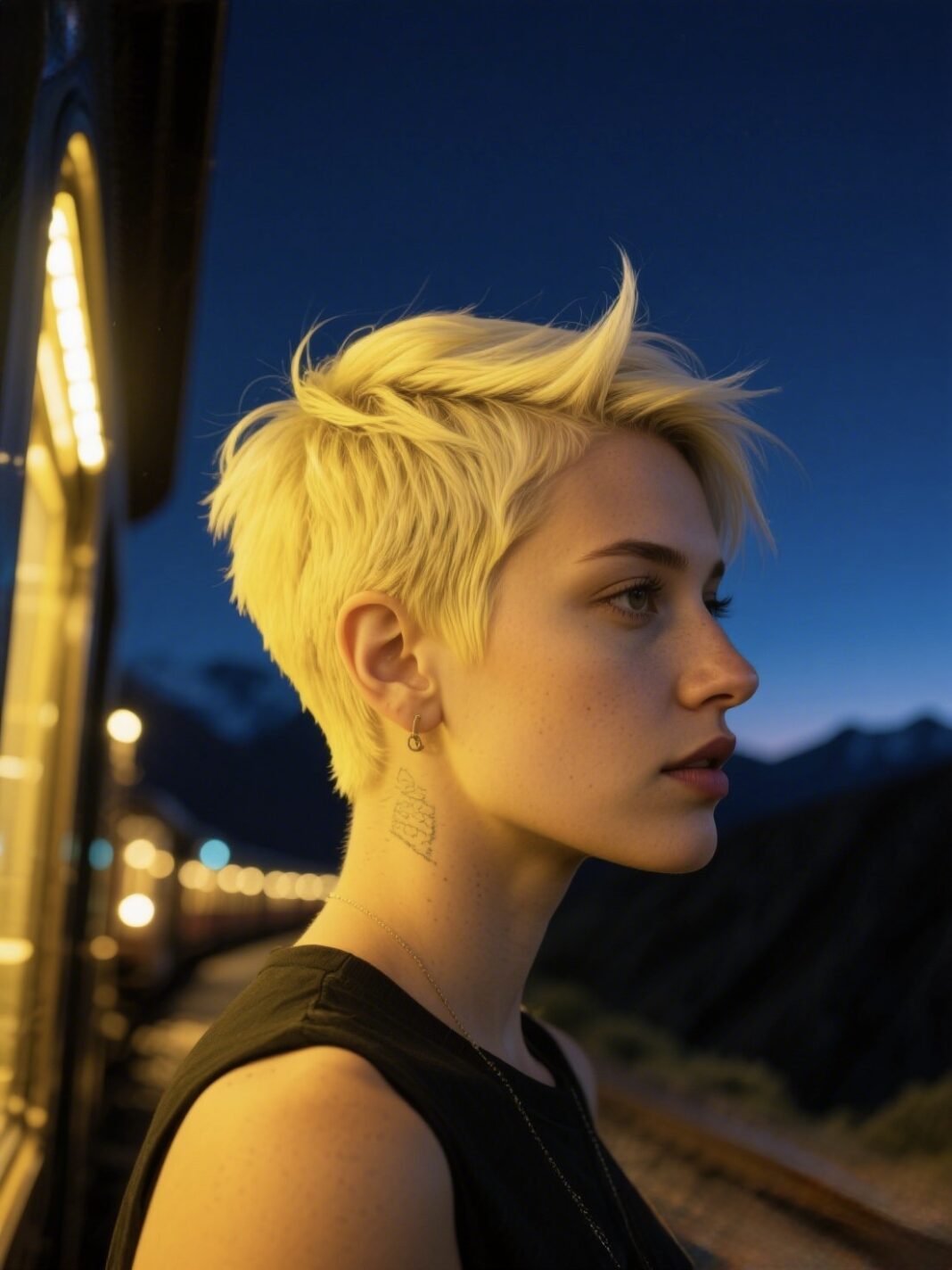Mit Kurzhaarfrisuren entdecken wir die Welt. Glitzernd und aufregend.