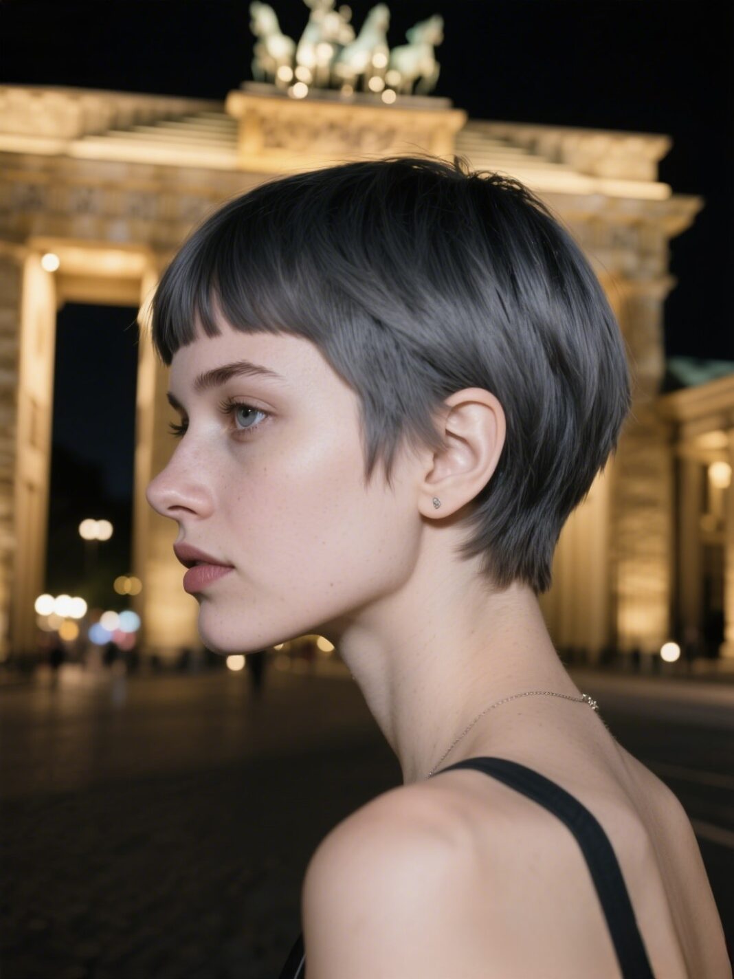 Mit Kurzhaarfrisuren entdecken wir die Welt. Glitzernd und aufregend.