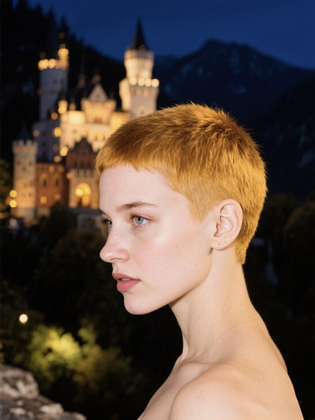 Mit Kurzhaarfrisuren entdecken wir die Welt. Glitzernd und aufregend.