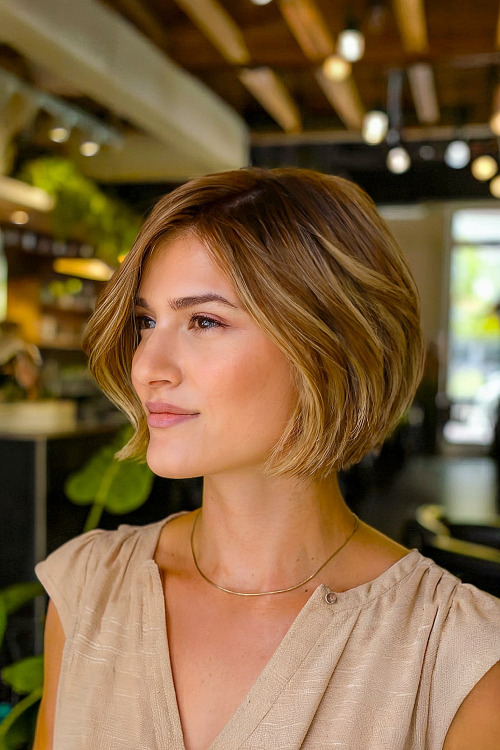 Schicke kurze Bob-Frisuren mit Schichten, die Sie 2025 ausprobieren sollten