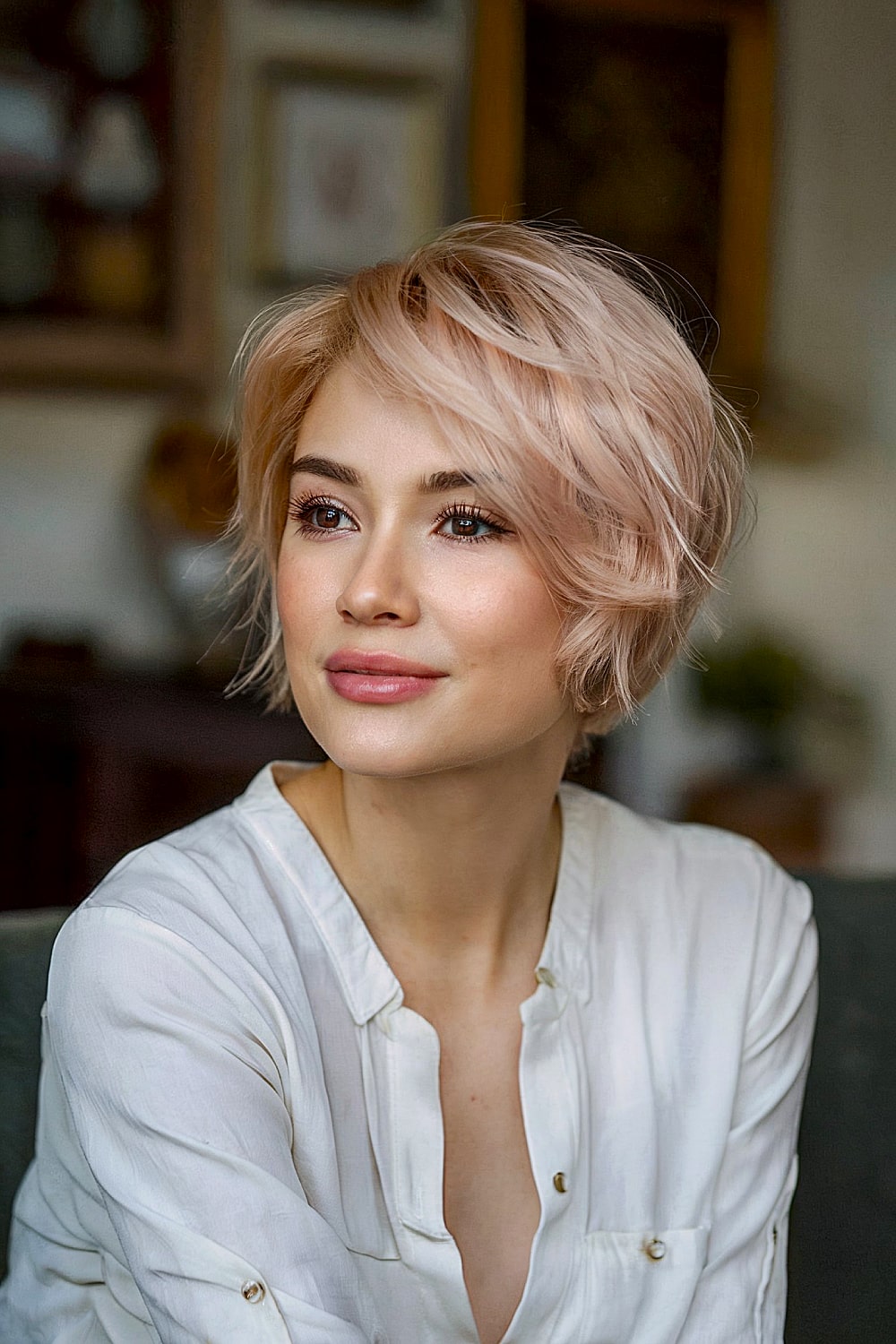 Schicke kurze Bob-Frisuren mit Schichten, die Sie 2025 ausprobieren sollten