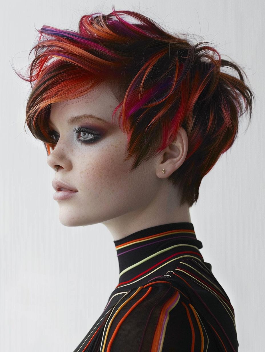 Verwandeln Sie Ihren Look mit trendigen Kurzhaarfarben