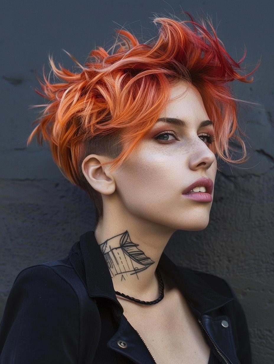 Verwandeln Sie Ihren Look mit trendigen Kurzhaarfarben