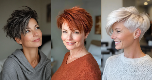 23 Wunderschöne Kurze Pixie-Frisuren für Frauen über 50 – Unsere Auswahl für 2025!