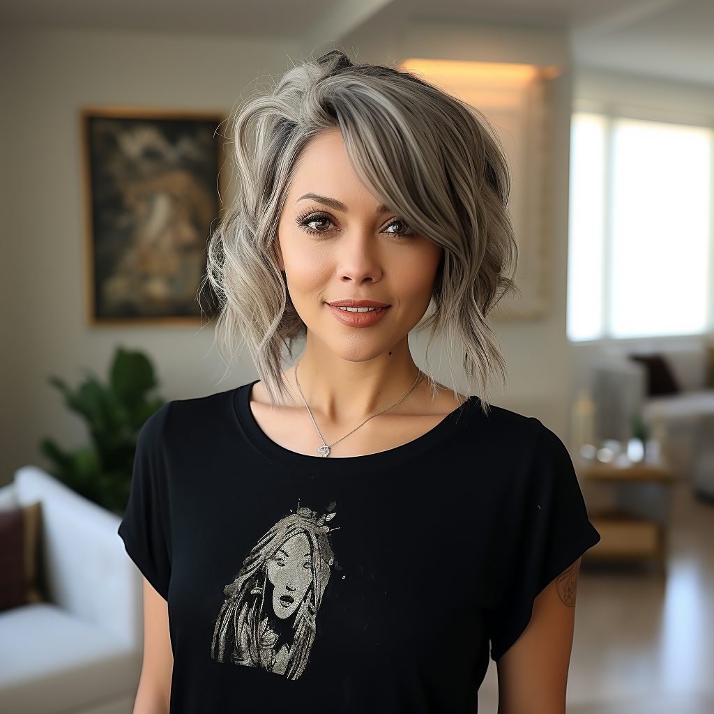 25 schicke und charismatische mittellange Frisuren für 2025