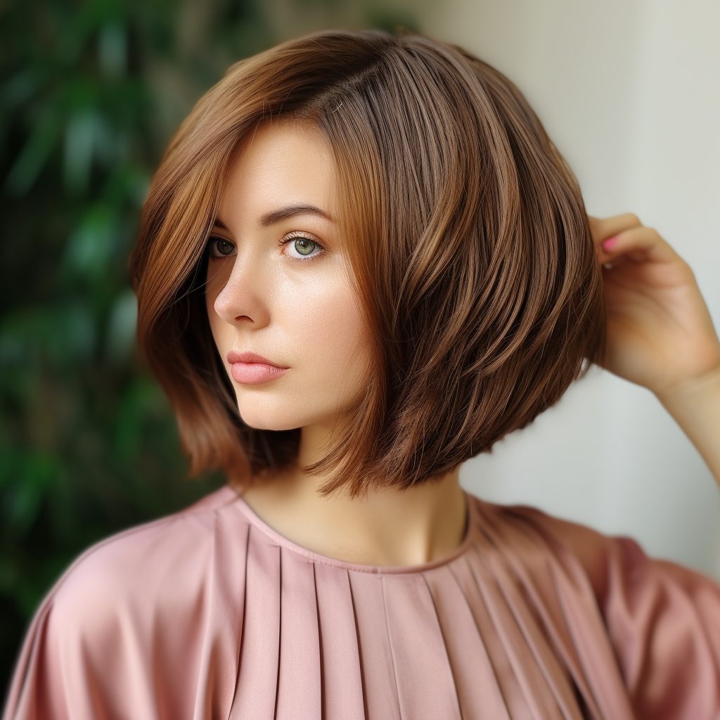 25 schicke und charismatische mittellange Frisuren für 2025