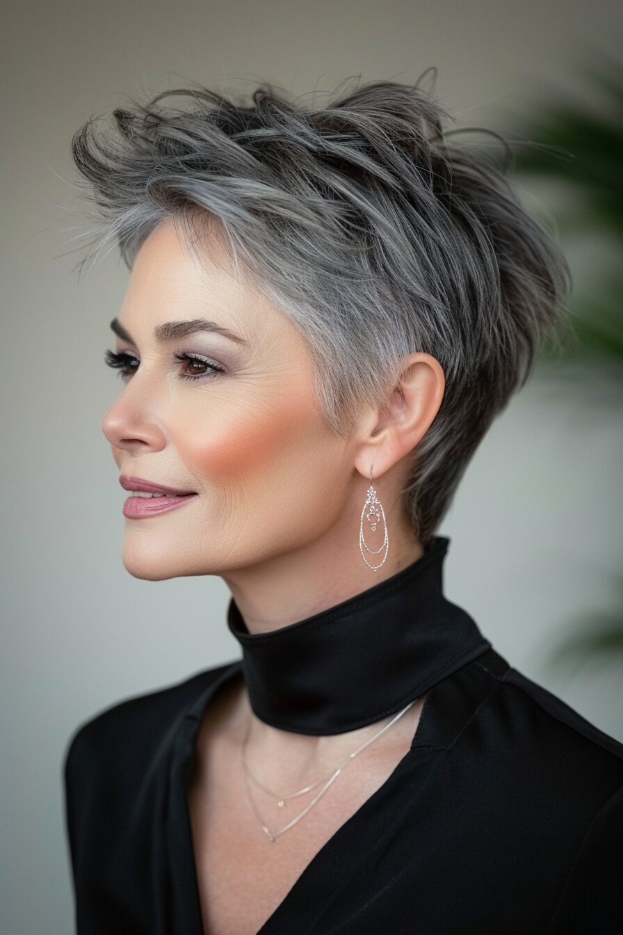 Zeitlose Kurzhaarfrisuren für graues Haar – Natürlich schön in jedem Lebensabschnitt