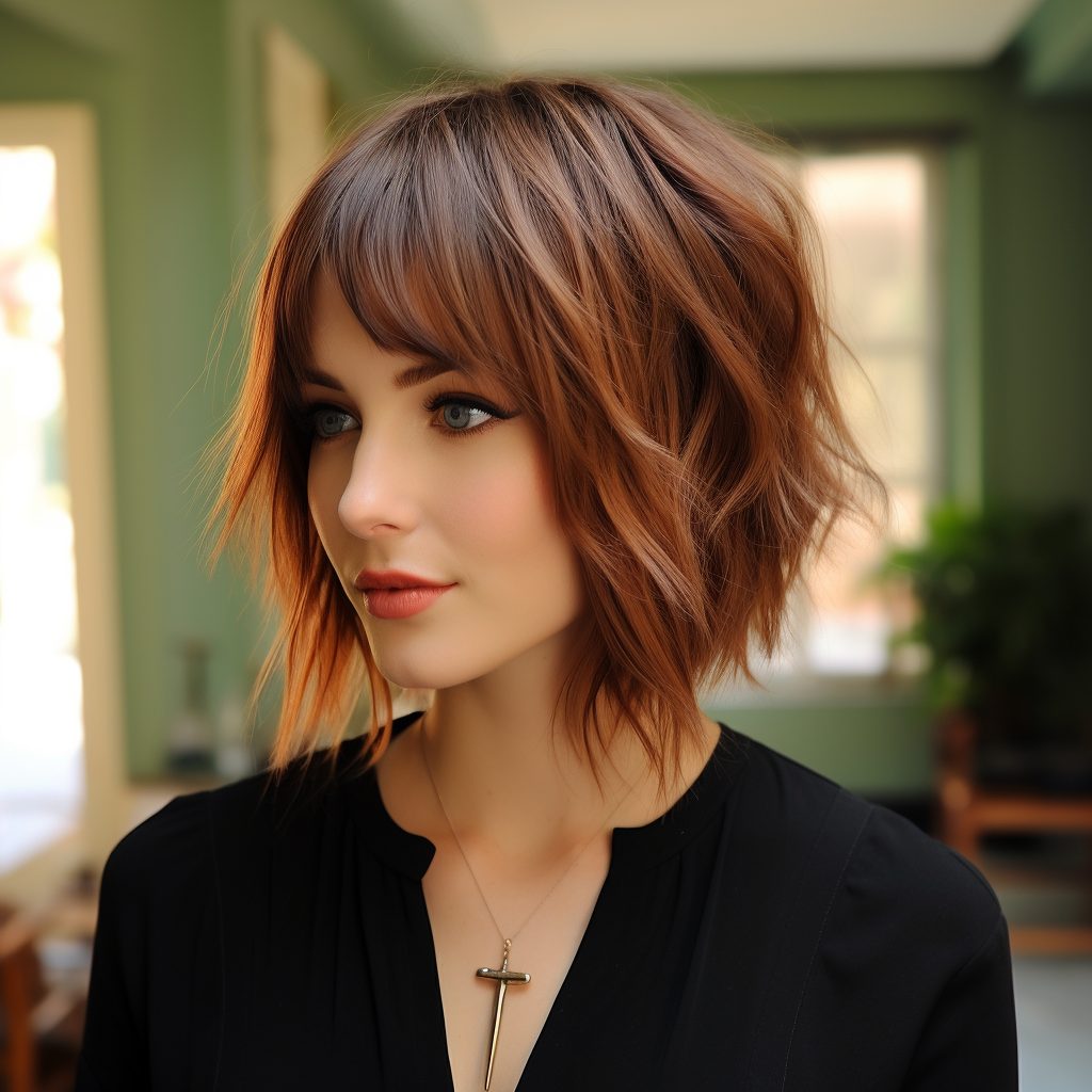 25 schicke und charismatische mittellange Frisuren für 2025