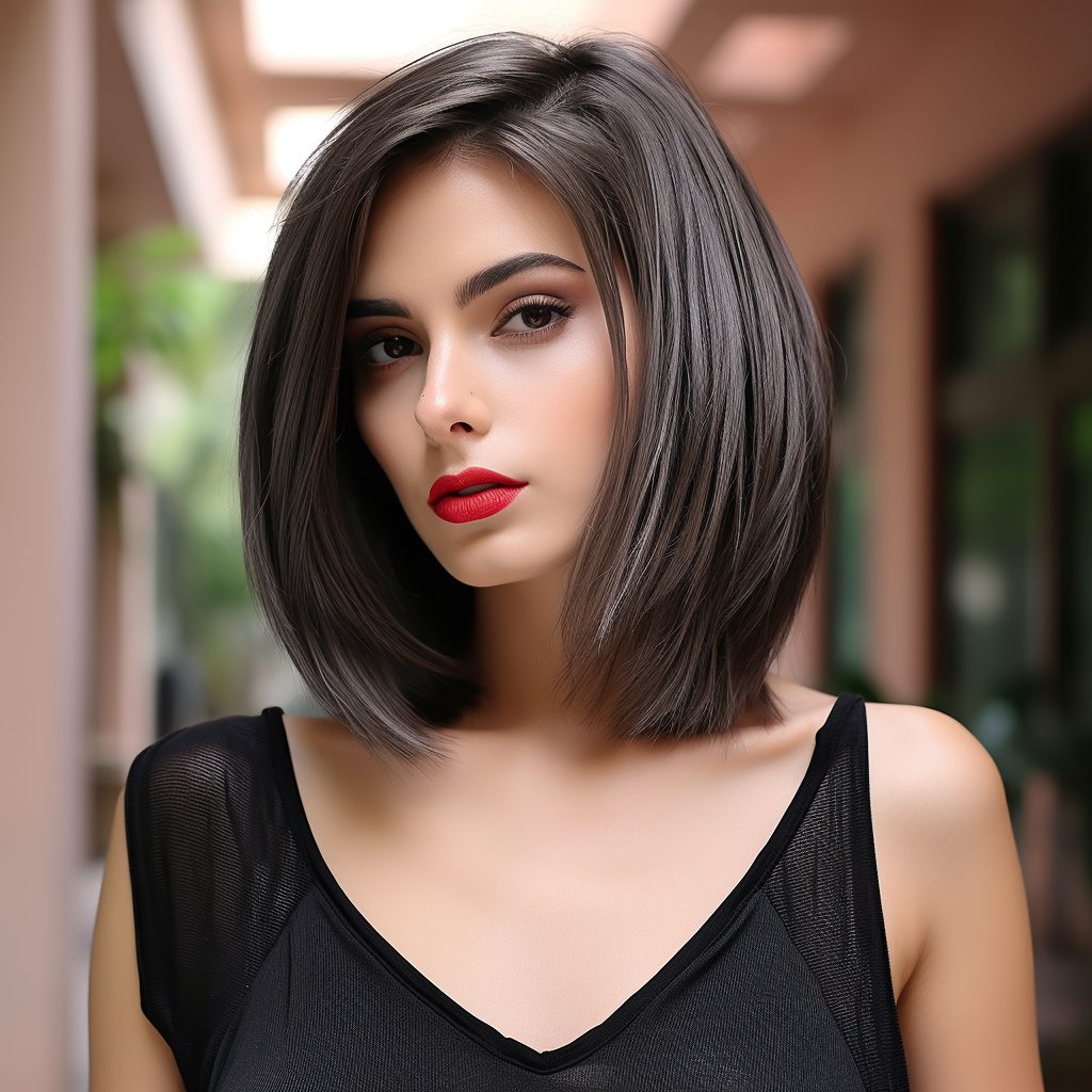 25 schicke und charismatische mittellange Frisuren für 2025