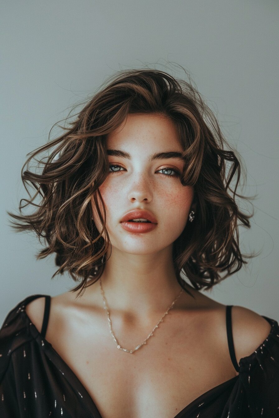 25 schicke und charismatische mittellange Frisuren für 2025