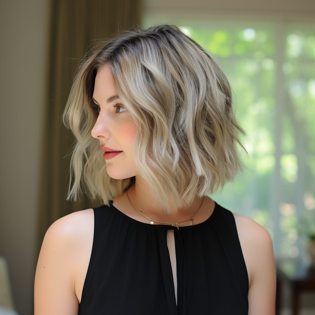 25 schicke und charismatische mittellange Frisuren für 2025